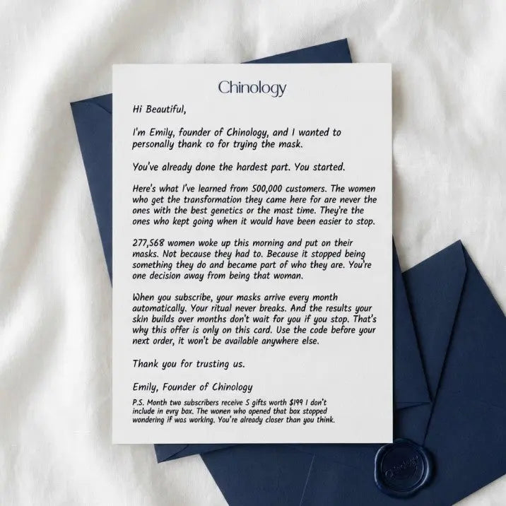 Personal Letter from Our Founder Emily - Just a Quick Note Chinology™ US