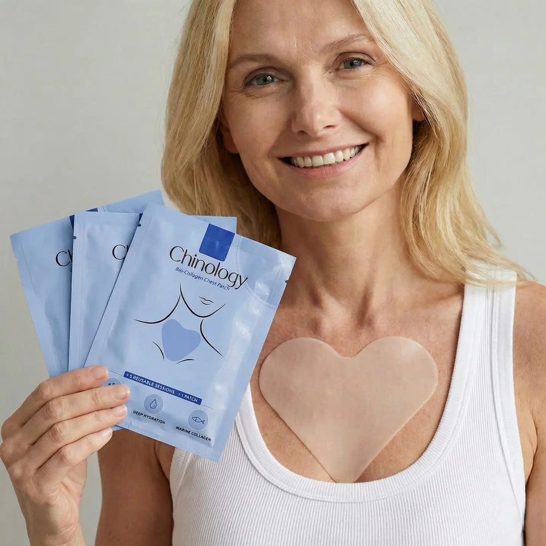 3 Extra Bio-Collagen Chest Patches (🏆 Most chosen) Cellōa