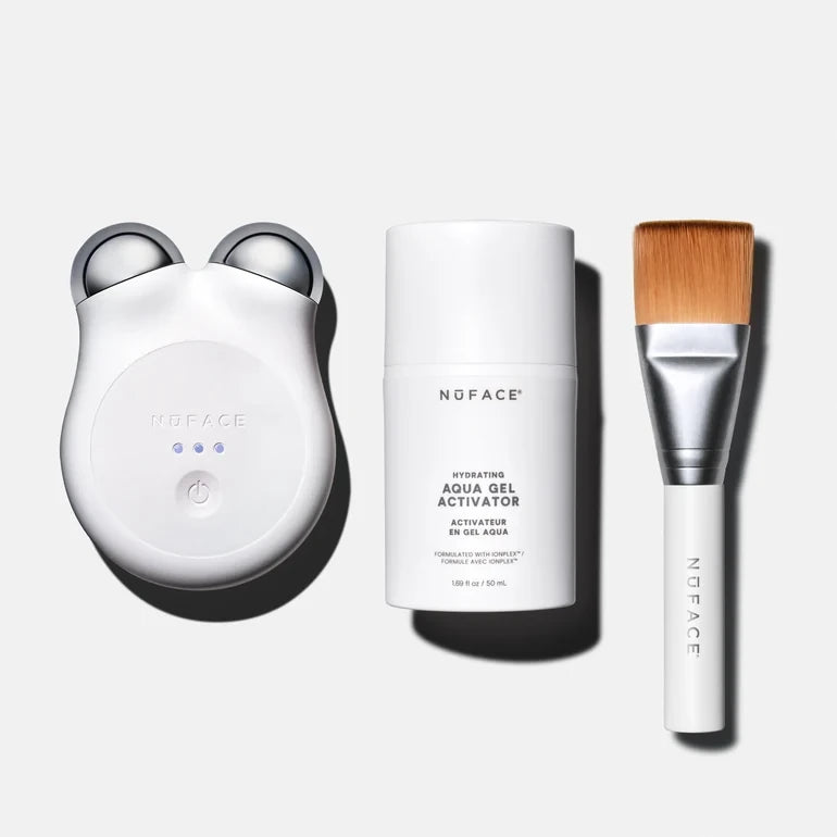 NuFACE MINI+ Starter Kit in Brilliant White, official product photograph